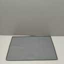 Hubulk Dog Feeding Mat,100% Waterproof Food Grade Silicone Pet Food and Water Bowl Placemat,Dishwasher, High Raised Edge to Prevent Spills,Nonslip Tray to Stop Messes on Floor (19"x12"x0.5", Grey)