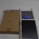 Henoyso 2 Pcs 16" x 10" Small Chalkboard Easel Tabletop Chalkboard Signs Menu Wooden A Frame Sandwich Board for Table, Double Sided with 2 Erasers for Bar Parties Display Home Decor(White)