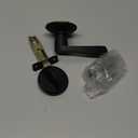 Schlage F59 MER 622 RH Merano Interior Right-Handed Lever with Deadbolt, Matte Black (Interior Half Only)