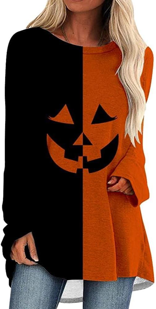 KKG Tops Tunics for Women to Wear with Leggings, Casual Loose Fit V Neck Short/Long Sleeves T Shirt (M)