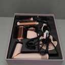 9 in 1 Hot Air Styler Wrap, High-Speed Hair Dryer Brush with Auto Wrap Curlers, Foldable Ionic Blow Dryer Brush for Fast Drying, Smoothing & Volumizing, Multi-Styling Tools (Gifts for Women) (Pink)