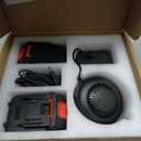 Battery Operated Heater Cordless, Portable Heater Car Window Defroster with Two 3000mAh Rechargeable Battery Powered Heaters with Anti Tilt Design for Indoors/Cars/Camping (60 Minutes Life)