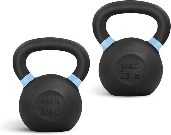 Yes4All Powder Coated Kettlebell, 9–88 lb Cast Iron Weights
Solid One-Piece Construction, Corrosion-Resistant Coating, Secure Grip & No-Wobble Base, Suitable for All Levels