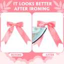 Canlierr Mother's Day Pastel Tie Bows Satin Ribbon Bows with Twist Tie Craft for Gift Wrapping Baby Shower Wedding Birthday
