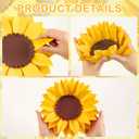 PATTEPOINT 11PCS Paper Flowers Decorations for Wall,Spring Artificial Sunflowers Bulletin Board Decoration 3D Giant Paper Flowers for Party Wedding Baby Shower Tea Party Backdrop Decor