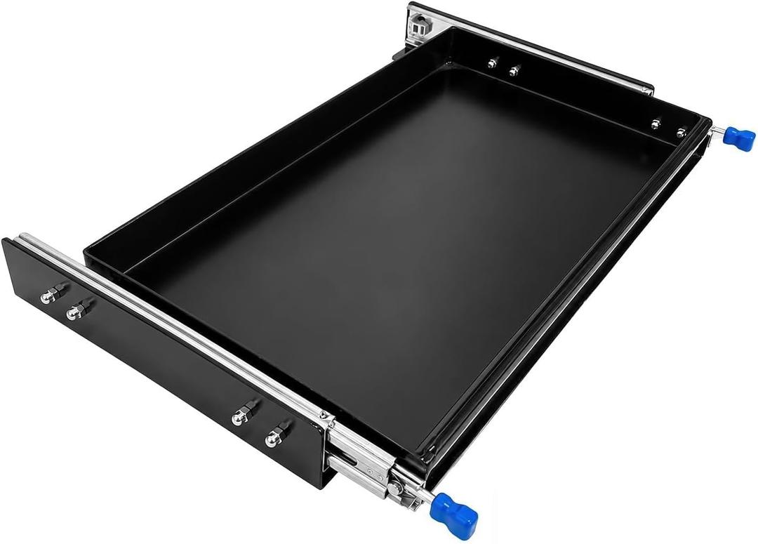 22.6"x13"x2"Generator Slide Out Tray,RV Cargo Slide Out Tray for Generator