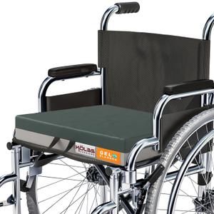 Klbs Gel Extreme Wheelchair Seat Cushion, Coccyx, Sciatica & Tailbone Pain Relief, Ideal for Office, Kitchen Wheelchairs and Auto, 16 x 16 Inch Seat, 3 Inch Thick
