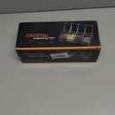 4 Pieces Clear Seasoning Box - Cruet with Cover and Spoon,Seasoning Rack Spice Pots for Sugar, Salt, Pepper and Other Spices