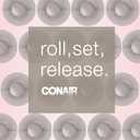 INFINITIPRO BY CONAIR Ceramic Flocked Hot Rollers for Long, Medium, and All Hair - Hair Curler - Hair Roller Clips Included - 2 inch Rollers