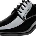 Jousen Mens Dress Shoes Formal Business Oxford Shoes for Men Tuxedo Dress Shoes for Men (10.5, 9051a-black)