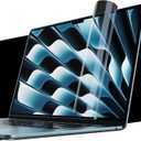 soonjet 2Pack for MacBook Air 13.6 inch Screen Protector M4 M3 M2 20252022 [Notchless FullCoverage] [4K Ultra HD, Like Bare Screen] Laptop Screen Protector for MacBook Air 13" A3240 A3113 A2681