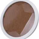 IMIKEYA 10 Inch Wooden Picture Frame Round Wall Mounted White Photo Frame Vintage Picture Display for Home Wall Living Room Bedroom