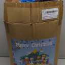 Christmas Inflatables Outdoor Decoration Nativity Scene Inflatable Christmas Blow Up Yard Decorations Nativity Sets with LED Lights Outdoor Indoor Holiday Party Lawn Yard Decor