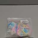 ZAFUL Women's Strapless Bandeau Bikini Top Ribbed V Wired Lace Up Ruffle Tie Swimsuits Bathing Suits Only Top 3-Rose Pink Blue S