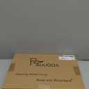 Alcantara Material Steering Wheel Cover, Non- Slip Segmented Car Steering Wheel Cover for Men & Women, Universal 99% Car Wheel Cover Protector (Orange-Perforated Style)