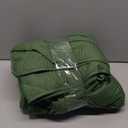 Exclusivo Mezcla Quilts Queen Size - Olive Green Quilt Set Bedspread with 2 Pillow Shams, Modern Bedding Set with Striped Pattern, Soft Lightweight Bedspreads Queen Size for All Seasons (Queen (90"x96"))