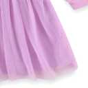 Disney Lilo and Stitch Angel Girls Long Sleeve Tulle Dress for Little Kids to Big Kids, Size 14 (Purple)