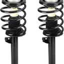Front Strut Shock Assembly w/Coil Spring for BMW 323Ci 323i 3278Ci 328i 2000, 2001-2005 320i 325Ci 330Ci 330i, RWD, Replace 171581 171582, Left & Right, 2PCS