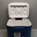 Coleman 60qt Rolling Cooler with Wheels, Insulated Portable Wheeled Chiller with Ice Retention, Made in USA, Ocean Blue 