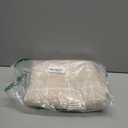 BTTN Stall Fabric Shower Curtain - 54x72 Inches Boho Linen Heavy Duty Tassel Shower Curtain Set with 10 Hooks, Narrow Rustic Modern Farmhouse Neutral Thick Shower Curtains for Bathroom - Cream/Beige