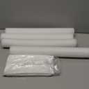 MAXTID Under Door Draft Stopper White 32Inch, Weather Stripping Door Seal, Door Sweep for Exterior & Interior Doors Door Bottom Seal Dust and Noise Insulation Large Door Draft Guard of Doors, 32" (Up to 1.7" Gaps)