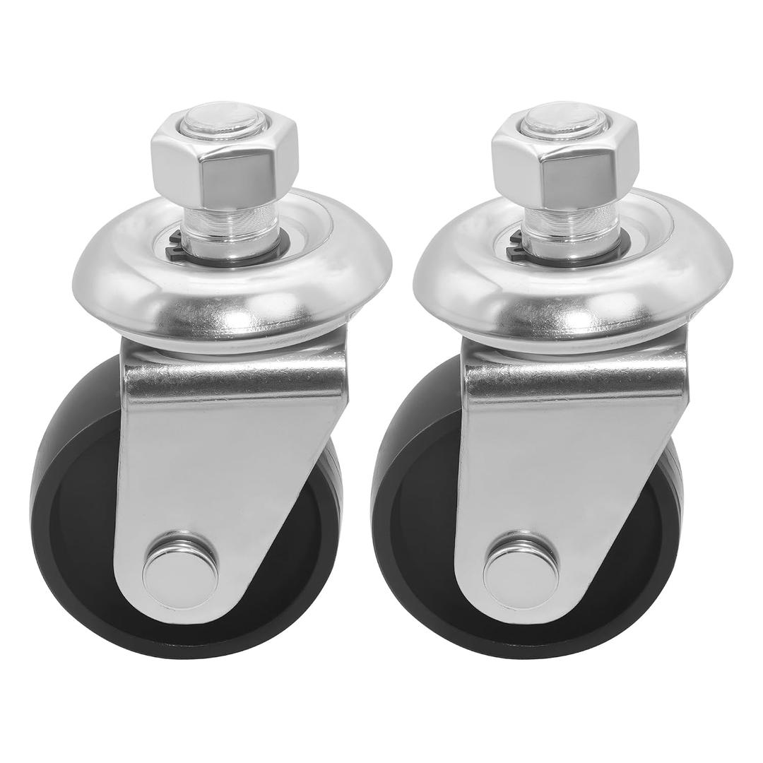 Floor Jack Caster Wheels for 4 Ton Floor Jack,16mm Stem Floor Jacks Casters, Pack of 2
