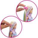 Barbie Fun & Fancy Doll & Accessories, Blonde Fashion Doll with Extra-Long Hair & 2 Looks, Including Silver Metallic Dress & Hair Extension