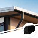 Veemoon Gutter Downspout Extensions Elbow, 90 Bend Angle Downspout Fitting Aluminum Alloy Rain Gutter Elbow Connector Pipes Right Angle Adapter for Easy Installation and Durable Use