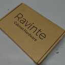 Ravinte 20 Pack Kitchen Cabinet Handles Champagne Bronze 3 Inch Hole Center Stainless Steel Pulls for Dresser Drawer Cupboard Handles with Screwdriver, 5 Inch Length