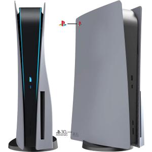 ElitePlay 30th Anniversary Grey PS5 Disc Edition Faceplates Cover Case Compatible for PS5 Disc Edition (std)