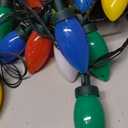 C9 Bulb Christmas String Lights - 50 LED 39Ft Vintage Multicolor String Lights with Timing Function, Extendable, 8 Modes Lighting for Outside Eave Roofline Garland Christmas Tree Decorations