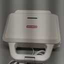 Double Mini Pancakes Maker Machine, Arepa Maker, Electric Pancake Maker Griddle, Ideal for Pancakes, Cookies, Eggs, Arepas & Breakfast Sandwiches, White, 4 Inch