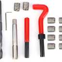 Helicoil Thread Repair Kit M14x1.5 Female Thread Repairing Accessory Assortment (15 Pcs) Thread Metric Inserts Repair Kits for Auto Repairing Hand Tool