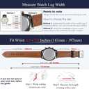 Vintage Leather Watch Band Quick Release Leather Strap For Men Women Handmade Extra Soft Watch Wrist Band Elegant Replacement Stainless Steel Strap 18mm 19mm 20mm 21mm 22mm, Color: Blue - Silver Buckle
