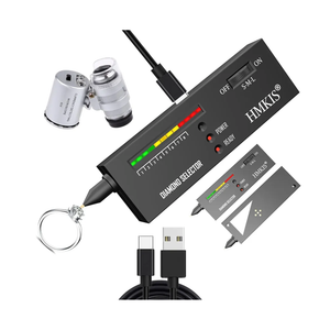 Diamond Tester Pen, Professional Jewelry Diamond Tester with 60X Jewelry Loupe Magnifier, Diamond Selector for Novice and Expert (Non-Rechargeable)
