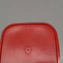 Tupperware Modular Mates Square Replacement Lids Seal Lid 1623 Red 7" x 7"