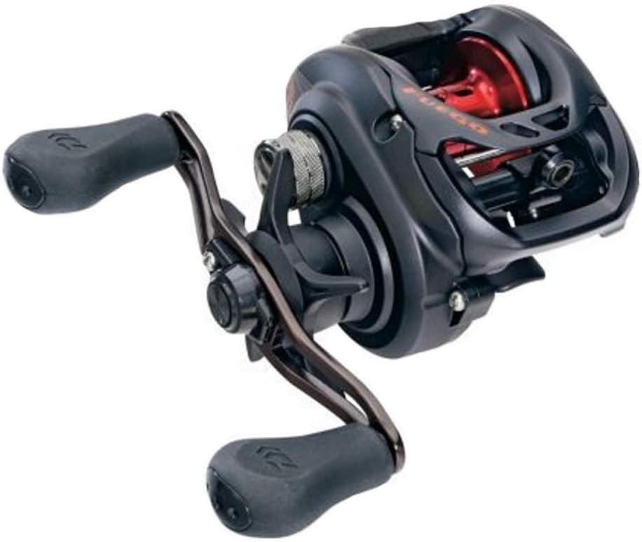Daiwa FuegoCT Low Profile Baitcasting Reel Aluminum CT Frame, Air Rotation System & Magforce Braking, Right Hand Option (FGCT100HS)