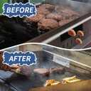 5 x Rear Grease Gate for Blackstone Griddle,Blocks Food from Falling into Rear Grease Trap & Compatible with All Blackstone Griddle Accessories