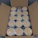 15 Pack Glass Candle Jars, 7oz Clear Candle Containers with Bamboo Lids and Labels, Empty Candle Jars for Making Candles - Dishwasher Safe, 7 fl.oz