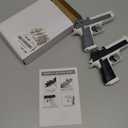 2 Pack Water Guns for Kids - Squirt Gun Water Blaster Soaker Water Pistol Toys for Toddlers Child Boys Girls, Ideal Summer Gifts for Swimming Pool Beach Party Outdoor Shooting Game Water Fighting Toy (Blue+gray)