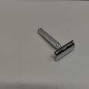 Merkur 3-Piece Double Edge Safety Razor, Chrome-Plated 42001, 1 Count (Pack of 1)