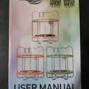 Gardenature 60" Kids Trampoline Indoor, 5ft Toddler Mini Trampoline with Basketball Hoop, Gymnastics Bar, Rings, Christmas Toys Birthday Gifts for Girls Boys Age 3-8, Green