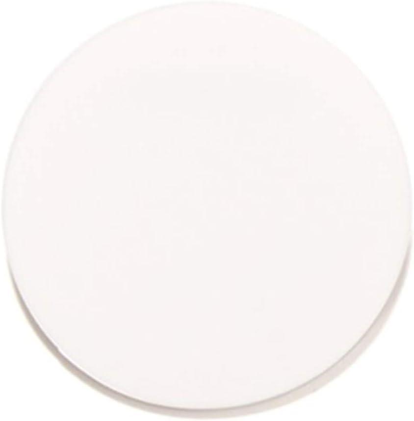 20PCS White Acrylic Round Circle, White Acrylic Round Disc, Round Sheet, Lucite Circle Round Disc 1/8" Thick (White, 2")