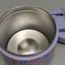 Itslife 14oz Vacuum Insulated Soup Thermos for Hot Food, Kids Lunch Container with Leakproof Buckle Lid, Wide Mouth Stainless Steel Food Jar with Spoon (Purple Mermaid)