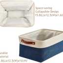 DECOMOMO Storage Bins, Extra Large Fabric Storage Baskets for Shelves 3Pack