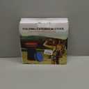 Foldable Telescoping Stool Portable, Retractable Stool for Adults, Upgraded Collapsible Folding Seats with Load Capacity 550lbs, Camping Stools for Adults (Black)