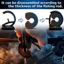 Fishing Rod Holder for Car,Fishing Pole Holder for Car,Fishing Pole Storage Inside Carrier Racks for SUV/Wagons/Van/Jeep/Truck