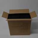Amazon Basics Collapsible Cube Storage Organizer Bins, 6-Pack, 10.5 x 10.5 x 11 inches, Black
