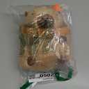 Ditucu Cute Capybara Plush Pillow with Wearable Donut Headgear Stuffed Animal Food Capibara Plushies Toys Gifts for Kids Brown 11 inch