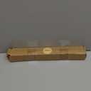 Mkono 2 Pack Wall Mounted Sunglasses Organizer Wood Sunglass Holder for Wall Modern Eyeglass Storage Hanging Eyewear Display Jewelry Rack for Entryway Living Room Bedroom, White (Gold)